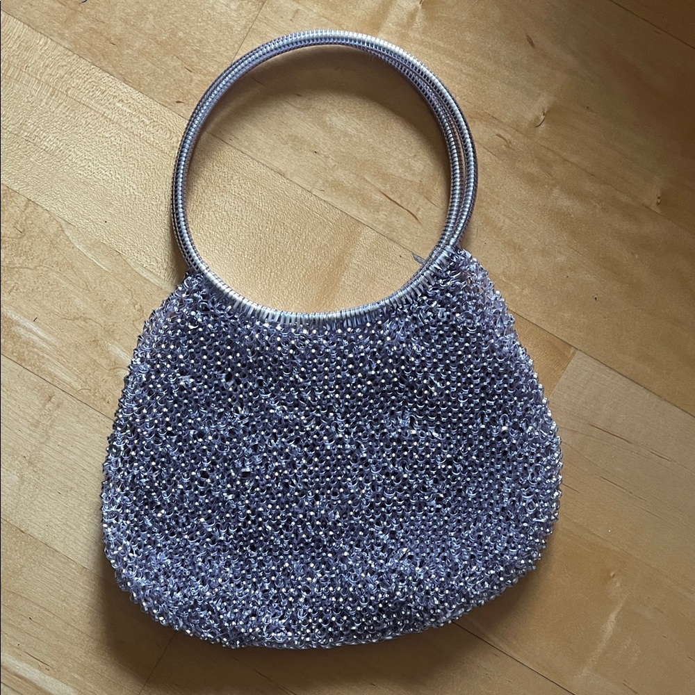 Lilac Mesh Going Out Purse